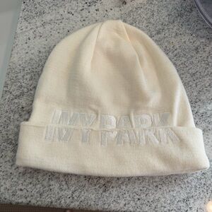 IVY PARK Off-White Knit Beanie